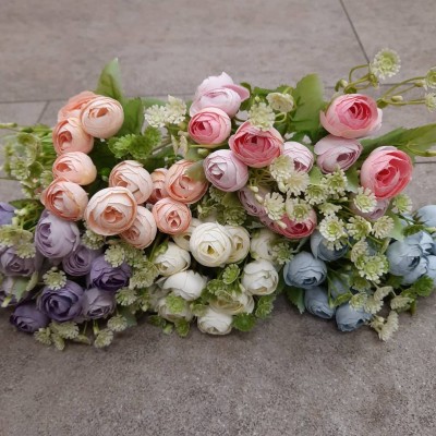 Цветы искусственные ранункулюс 